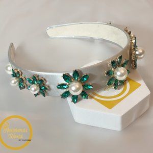 DIAMOND FLOWER Headband - Women/ Teens